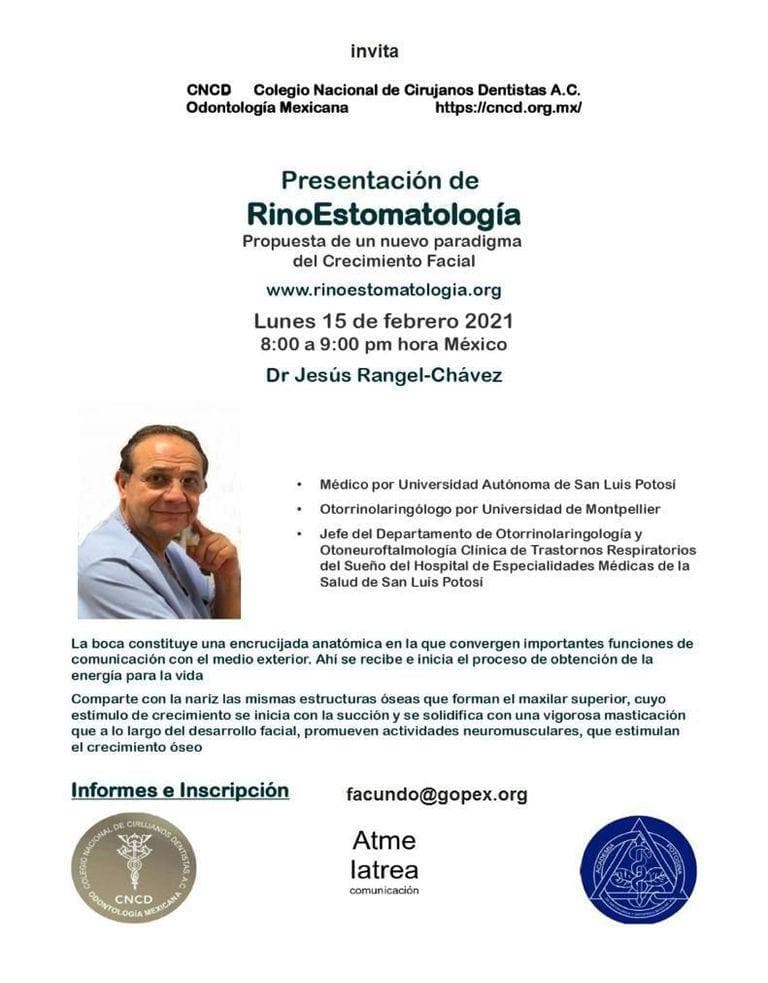 CNCD · Presentación de la RinoEstomatología